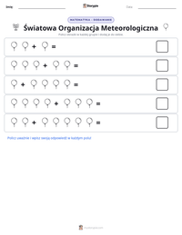 Podgląd drukowalnego arkusza ćwiczeń Światowa Organizacja Meteorologiczna
