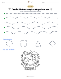 World Meteorological Organization printable worksheet preview