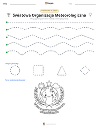 Podgląd drukowalnego arkusza ćwiczeń Światowa Organizacja Meteorologiczna