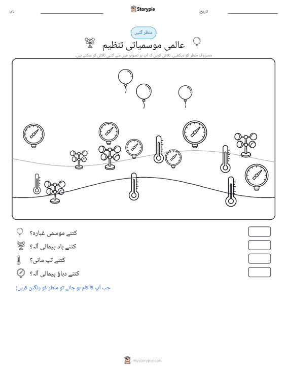 گنتی کا منظر
