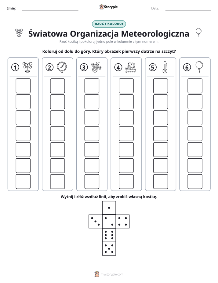 Rzuć i koloruj