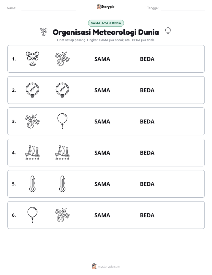 Sama atau Berbeda