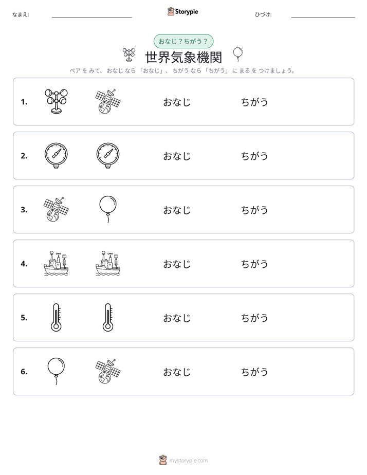 同じか違うか
