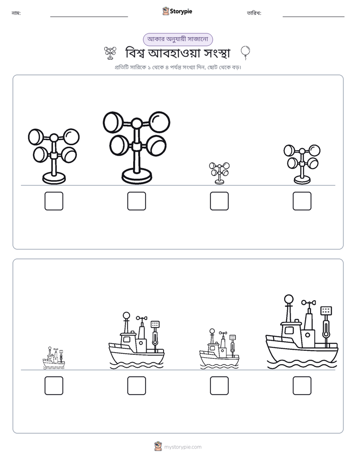 আকারের ক্রম