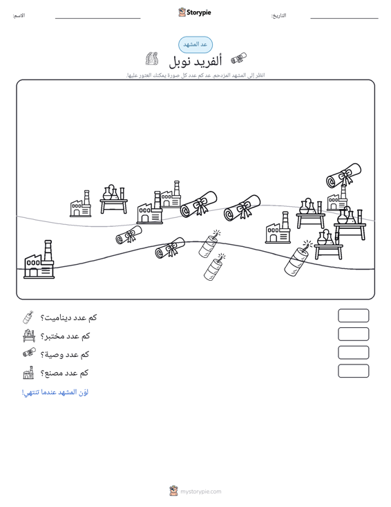 مشهد العد