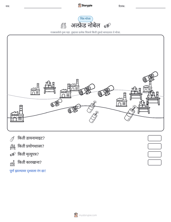 गणना दृश्य