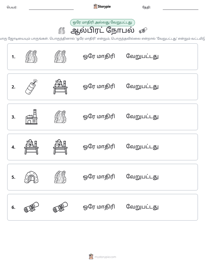 அதே அல்லது மாறுபட்டது