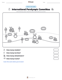 International Paralympic Committee printable worksheet preview