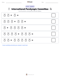 International Paralympic Committee printable worksheet preview