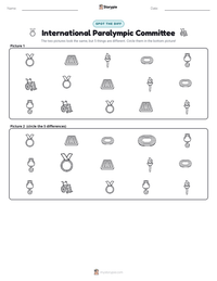 International Paralympic Committee printable worksheet preview