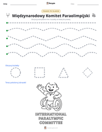 Podgląd drukowalnego arkusza ćwiczeń Międzynarodowy Komitet Paraolimpijski