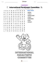 International Paralympic Committee printable worksheet preview
