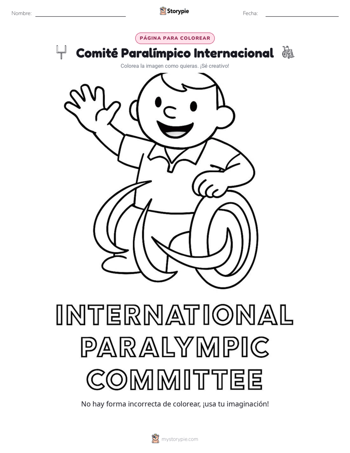Página para Colorear