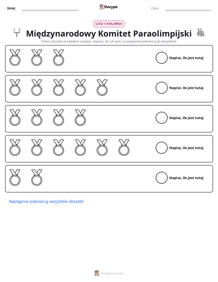Liczenie i Kolorowanie