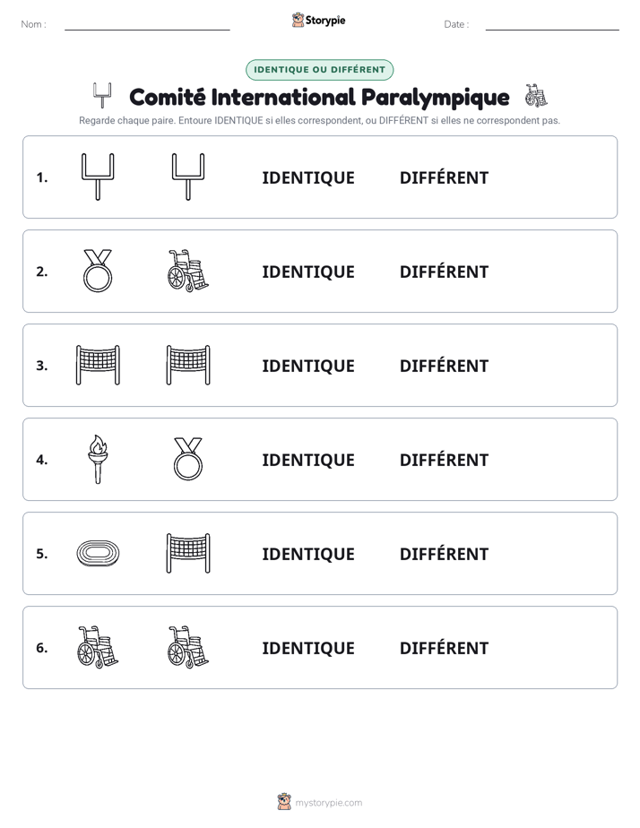 Identique ou Différent