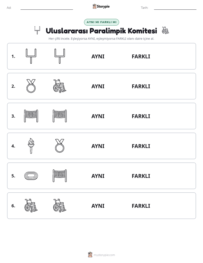 Aynı mı Farklı mı