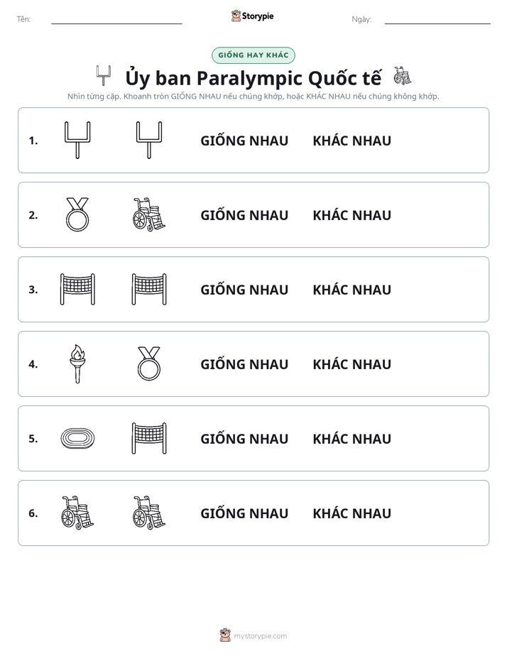 Giống Hay Khác