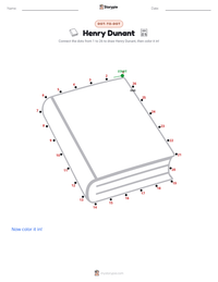 Henry Dunant printable worksheet preview