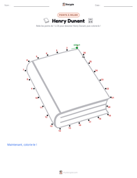 Aperçu de la feuille de travail imprimable Henry Dunant