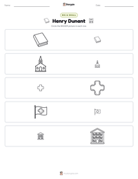 Henry Dunant printable worksheet preview