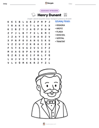 Podgląd drukowalnego arkusza ćwiczeń Henry Dunant