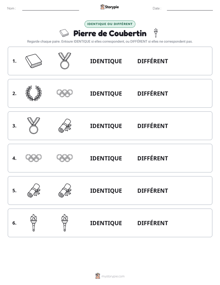 Identique ou Différent