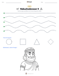 Aperçu de la feuille de travail imprimable Nabuchodonosor II