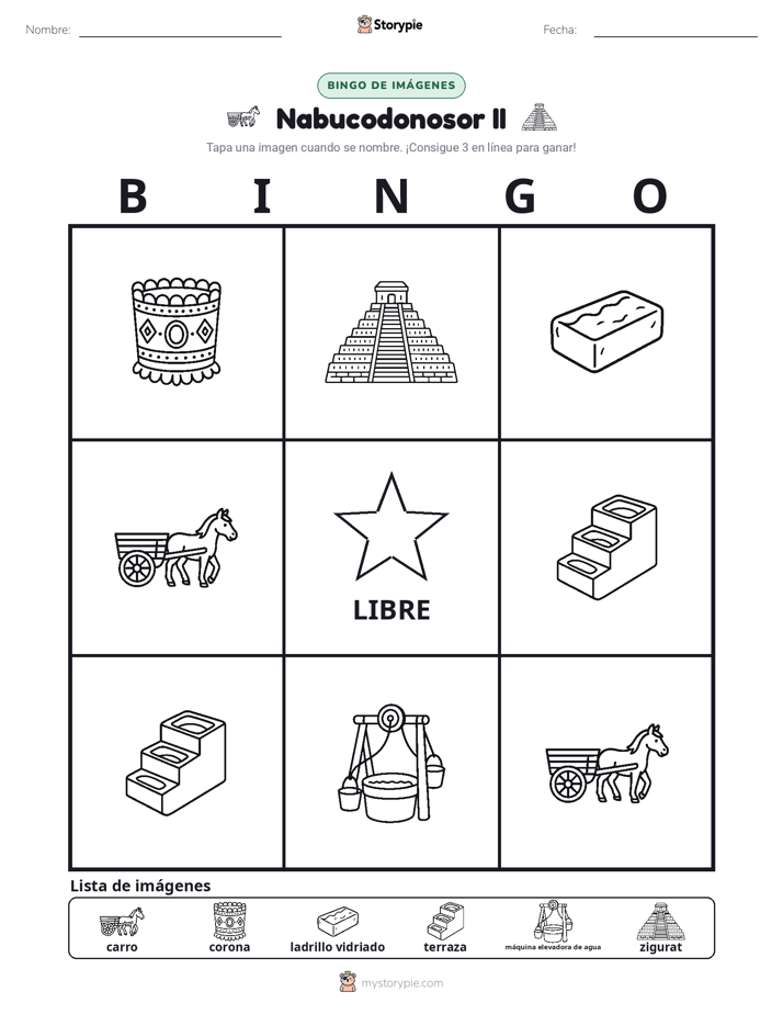 Bingo de Imágenes