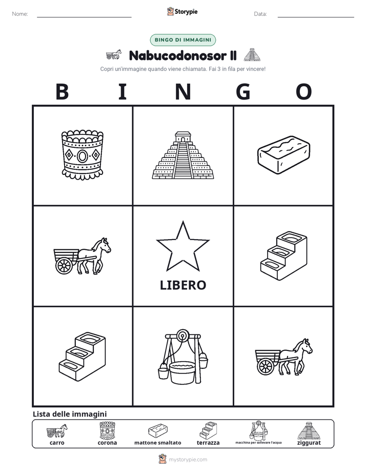 Bingo delle Immagini