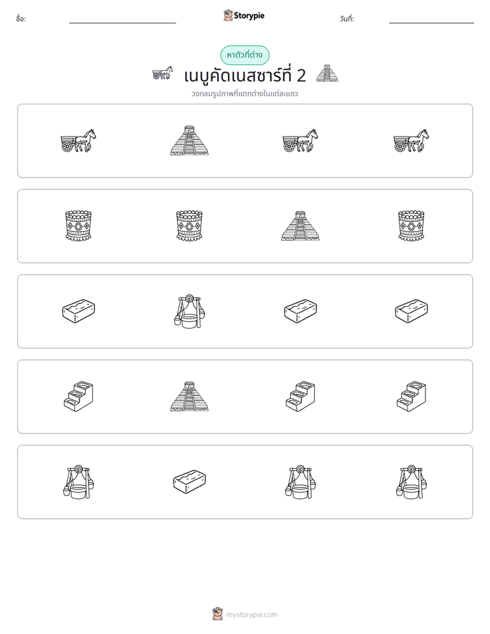 ตัวที่แตกต่าง