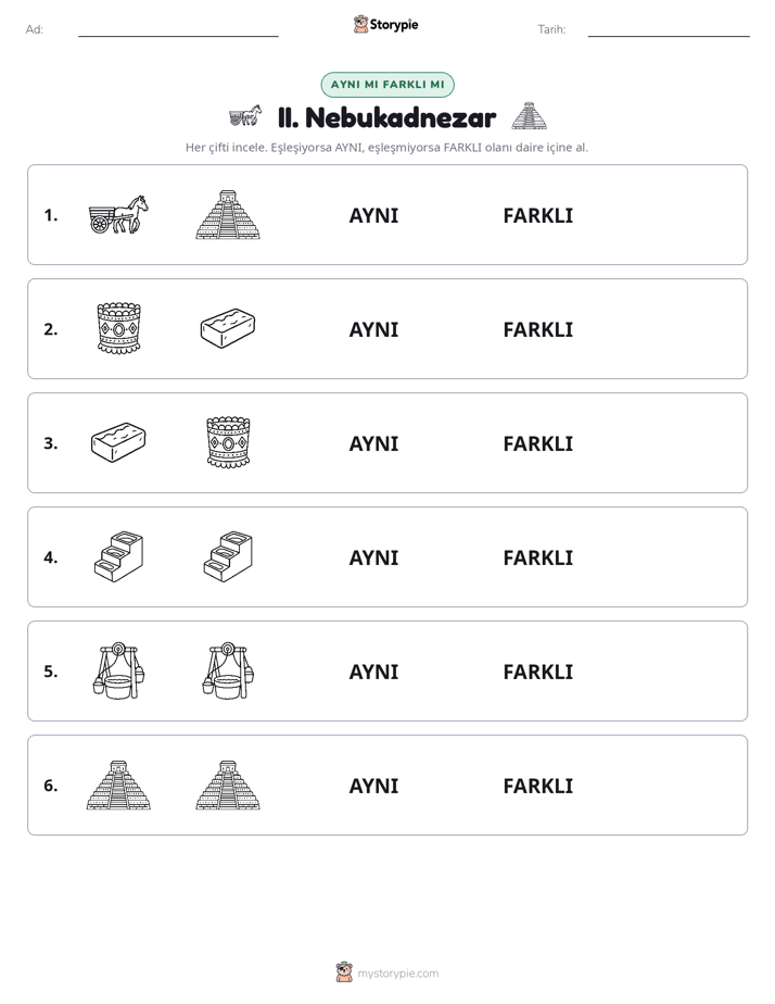 Aynı mı Farklı mı