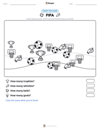 FIFA printable worksheet preview