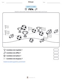 Aperçu de la feuille de travail imprimable FIFA