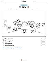 Prabaca lembar kerja cetak FIFA