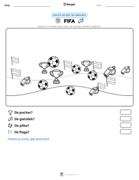 Podgląd drukowalnego arkusza ćwiczeń FIFA