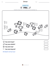 FIFA yazdırılabilir çalışma sayfası önizlemesi