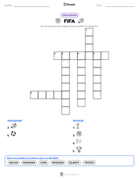 Vista previa de la hoja de trabajo imprimible de FIFA