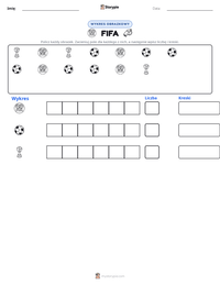 Podgląd drukowalnego arkusza ćwiczeń FIFA