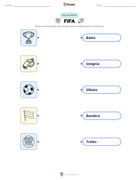 Vista previa de la hoja de trabajo imprimible de FIFA
