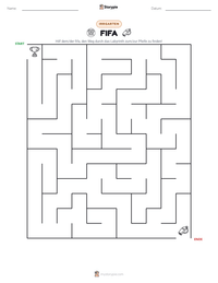 FIFA druckbare Arbeitsblatt Vorschau