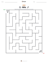 FIFA printable worksheet preview