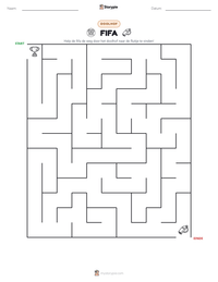 FIFA afdrukbare werkblad voorbeeld