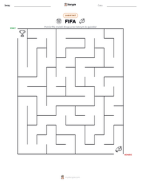 Podgląd drukowalnego arkusza ćwiczeń FIFA