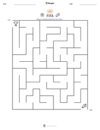 FIFA 可打印工作表预览