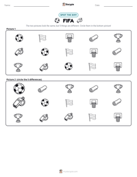 FIFA printable worksheet preview