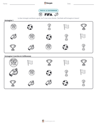 Anteprima della scheda stampabile di FIFA