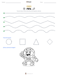 Vista previa de la hoja de trabajo imprimible de FIFA