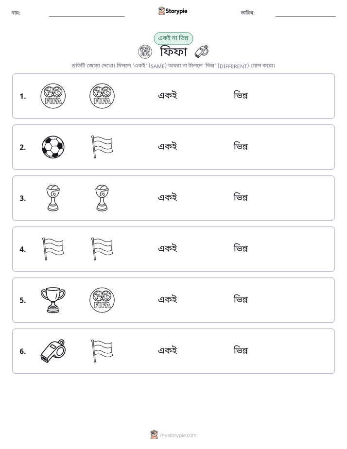 একই বা ভিন্ন