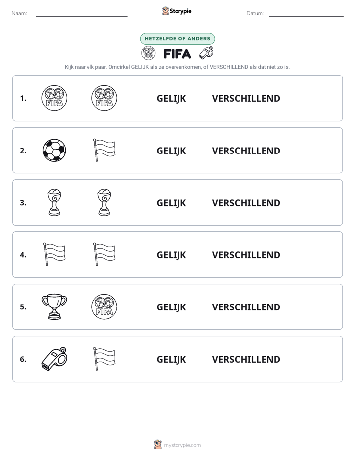 Zelfde of Verschillend