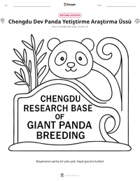 Chengdu Dev Panda Yetiştirme Araştırma Üssü yazdırılabilir çalışma sayfası önizlemesi